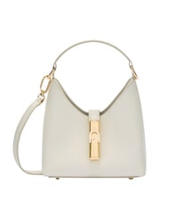 FURLA IRIDE Mini sac bandouli&egrave;re en cuir CR&Egrave;ME - Sacs pour Femme - 1