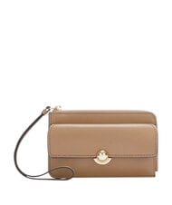 FURLA SFERA SOFT Porte-cartes &agrave; rabat, en cuir caramel + dessert int. - Portefeuilles Femme - 1