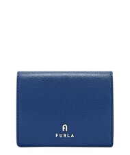 FURLA CAMELIA COMPACT Petit portefeuille en cuir ares indigo+corolle int. - Portefeuilles Femme - 1