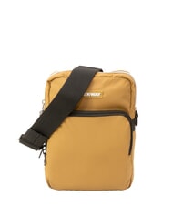 KWAY ERLOY Sac en nylon avec poche bistre brun - Sacs en Bandouli&egrave;res pour Homme - 1