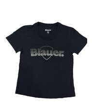 BLAUER GRAHAM T-shirt en coton &agrave; manches courtes noir - T-shirt - 1