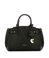 COCCINELLE KLICHE Mini sac &agrave; main avec bandouli&egrave;re Noir - Sacs pour Femme - 1