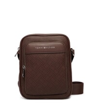 TOMMY HILFIGER TH FLAG MONOGRAM sac bandouli&egrave;re caf&eacute; en grains - Sacs en Bandouli&egrave;res pour Homme - 1