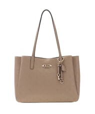 GUESS ANISE sac bandouli&egrave;re logo taupe fonc&eacute; - Sacs pour Femme - 1