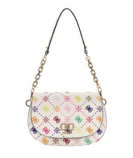 GUESS EMELIE LOGO sac bandouli&egrave;re multi-logos - Sacs pour Femme - 1