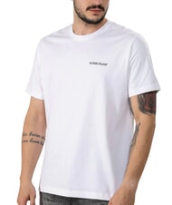 GUESS JEANS REGULAR LOGO T-shirt en coton blanc pur - T-shirt - 1