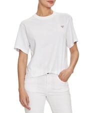 GUESS JEANS BOXY MINI TRIANGLE T-shirt en coton - T-shirt