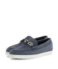 GUESS HEAWS mocassins en cuir bleu - Chaussures Femme - 1