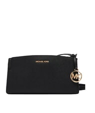 MICHAEL KORS BECCA Mini sac bandouli&egrave;re en cuir noir - Sacs pour Femme - 1
