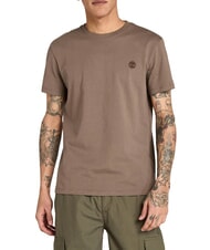 TIMBERLAND SS DUNRIVER CREW T-shirt en cotton vert clair - T-shirt - 1
