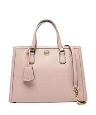 MICHAEL KORS CHANTAL Sac &agrave; main avec bandouli&egrave;re, en cuir rose tendre - Sacs pour Femme - 1