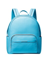 MICHAEL KORS BEX Sac &agrave; dos avec poche avant, en cuir Bleu de Santorin - Sacs pour Femme - 1