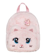 SJGANG PLUSHY ANIMALS Mini sac &agrave; dos en fourrure poup&eacute;e rose - Sacs &agrave; dos pour l'&Eacute;cole & les Loisirs - 1