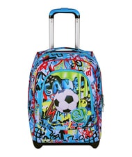 SJGANG JUNIOR Sac &agrave; dos trolley &agrave; 2 roues, fixe Noir - Sacs &agrave; dos &agrave; roulettes - 1