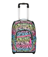 SEVEN JUMPLOVE Sac &agrave; dos trolley &agrave; 2 roues, fixe RHODAMINE RED - Sacs &agrave; dos &agrave; roulettes - 1