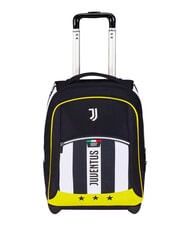 JUVENTUS MAGIC GOAL Sac &agrave; dos trolley Juventus, 2 roues, fixe RAYURE NOIR / BLANC - Sacs &agrave; dos &agrave; roulettes - 1