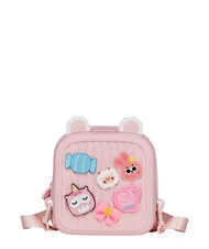 SJGANG GIRLY PINS Mini sac &agrave; dos avec broches amovibles LOLLIPOP PINK - Sacs &agrave; dos pour l'&Eacute;cole & les Loisirs - 1