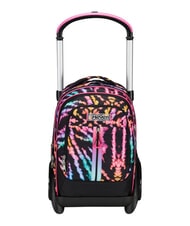SEVEN MULTI-SHADE GIRL Sac &agrave; dos trolley amovible &agrave; 2 roues Noir - Sacs &agrave; dos &agrave; roulettes - 1