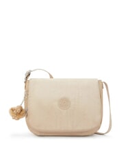 KIPLING EARTHBEAT M sac bandouli&egrave;re beige paillet&eacute; - Sacs pour Femme - 1