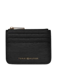 TOMMY HILFIGER TH MODERN titulaire de carte de cr&eacute;dit le noir - Portefeuilles Femme - 1