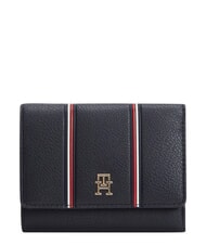 TOMMY HILFIGER TH ICON Portefeuille &agrave; trois volets bleu de l'espace - Portefeuilles Femme - 1