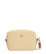 TOMMY HILFIGER POPETTE Mini sac bandouli&egrave;re mono sable - Sacs pour Femme - 1