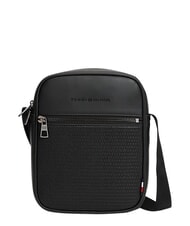 TOMMY HILFIGER TH WOVEN Petit sac avec poche le noir - Sacs en Bandouli&egrave;res pour Homme - 1