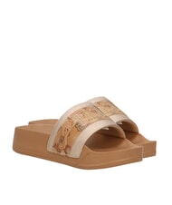 ALVIERO MARTINI PRIMA CLASSE GEO Pantoufle haute platine / beige g&eacute;o - Chaussures Femme - 1