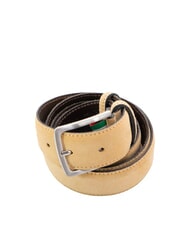 GAUD&Igrave; BASIC Ceinture en cuir, avec logo en relief - Ceintures