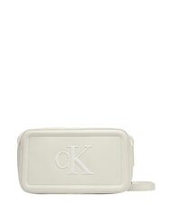CALVIN KLEIN BOLD MONOGRAM Mini sac &agrave; bandouli&egrave;re alysse blanche - Sacs pour Femme - 1