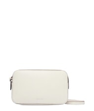 CALVIN KLEIN EMBOSSED LOGO Mini sac &agrave; bandouli&egrave;re alysse blanche - Sacs pour Femme - 1