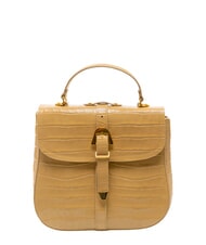 COCCINELLE MAGALU CROCO SHINY SOFT Sac &agrave; main avec bandouli&egrave;re beige frais - Sacs pour Femme - 1