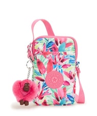 KIPLING TALLY BTS Sac bandouli&egrave;re pour smartphone feuilles de flamant rose - Sacs pour Femme - 1