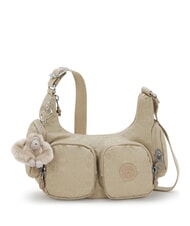 KIPLING RIKKA MINI sac bandouli&egrave;re signature beige en relief - Sacs pour Femme - 1