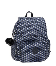 KIPLING CITY ZIP S Sac &agrave; dos multipoches 3D K bleu - Sacs pour Femme - 1