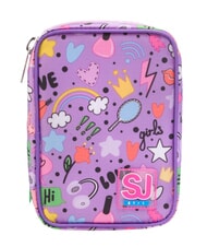 SJGANG CUTE NOTES &Eacute;tui pour plaquettes de vitesse lavande anglaise - &Eacute;tuis et Accessoires - 1