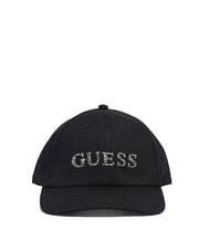 GUESS PLAIN Casquette &agrave; visi&egrave;re NOIR - Bonnets - 1