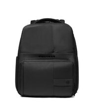 PIQUADRO WOLLEM Sac &agrave; dos pour ordinateur portable 14 pouces en cuir mixte Noir - Sacs &agrave; dos pour ordinateur portable - 1