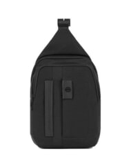 PIQUADRO P16PLUS SPCIAL Support pour iPad mini, bandouli&egrave;re simple Noir - Sacs &agrave; dos pour ordinateur portable - 1