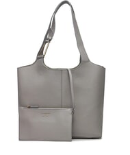 COCCINELLE CAMPIONARIO - BRUME Sac bandouli&egrave;re en cuir gris clair - Sacs pour Femme - 1