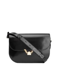 COCCINELLE CAMPIONARIO - DEW SHINY CALF Sac bandouli&egrave;re en cuir bross&eacute; - Sacs pour Femme