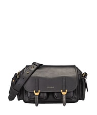 COCCINELLE CAMPIONARIO - CAMPUS VINTAGE sac bandouli&egrave;re Noir - Sacs pour Femme - 1