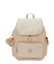 KIPLING CITY PACK S Sac &agrave; dos beige paillet&eacute; - Sacs pour Femme - 1