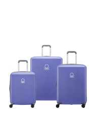 BENETTON By DELSEY UCB HARD Ensemble de 3 chariots : cabine + moyen + grand - Ensemble Valises