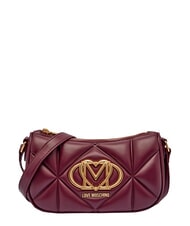 LOVE MOSCHINO EMBOSSED Sac bandouli&egrave;re, double portabilit&eacute; vin - Sacs pour Femme - 1