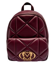LOVE MOSCHINO EMBOSSED Sac &agrave; dos avec poche avant vin - Sacs pour Femme - 1