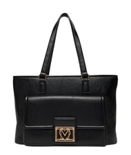 LOVE MOSCHINO EMBOSSED Sac de courses, double portabilit&eacute; Noir - Sacs pour Femme - 1