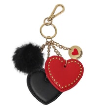 LOVE MOSCHINO CHARMS Porte-cl&eacute;s avec logo en m&eacute;tal - Porte-cl&eacute;s