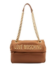 LOVE MOSCHINO BOLD LOVE HAMMERED  Sac &agrave; bandouli&egrave;re / sac &agrave; bandouli&egrave;re chameau2 - Sacs pour Femme - 1