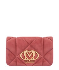 LOVE MOSCHINO EMBOSSED Sac bandouli&egrave;re, double portabilit&eacute; rose antique - Sacs pour Femme - 1